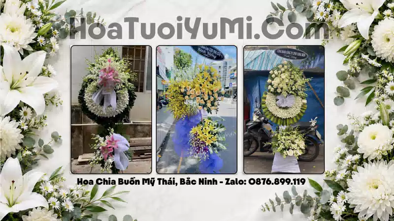 Đặt Vòng Hoa Đám Tang Tại Xã Mỹ Thái, Bắc Ninh