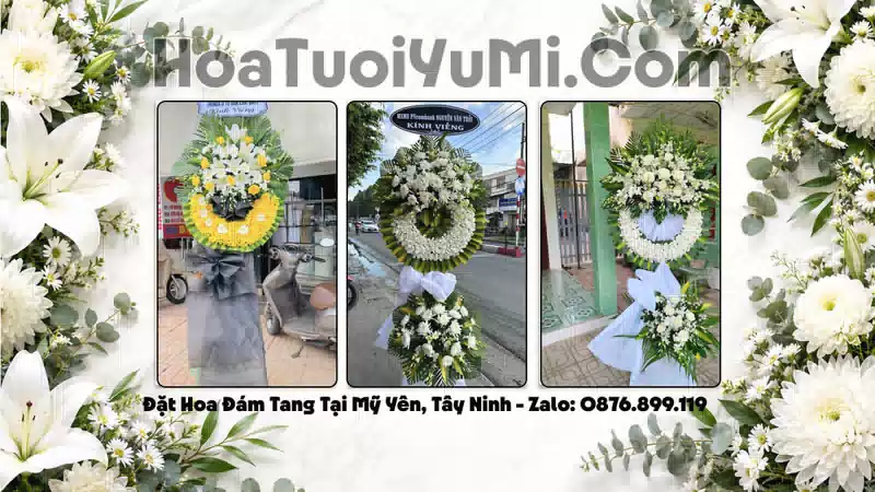 Đặt Vòng Hoa Chia Buồn Tại Xã Mỹ Yên, Tỉnh Tây Ninh