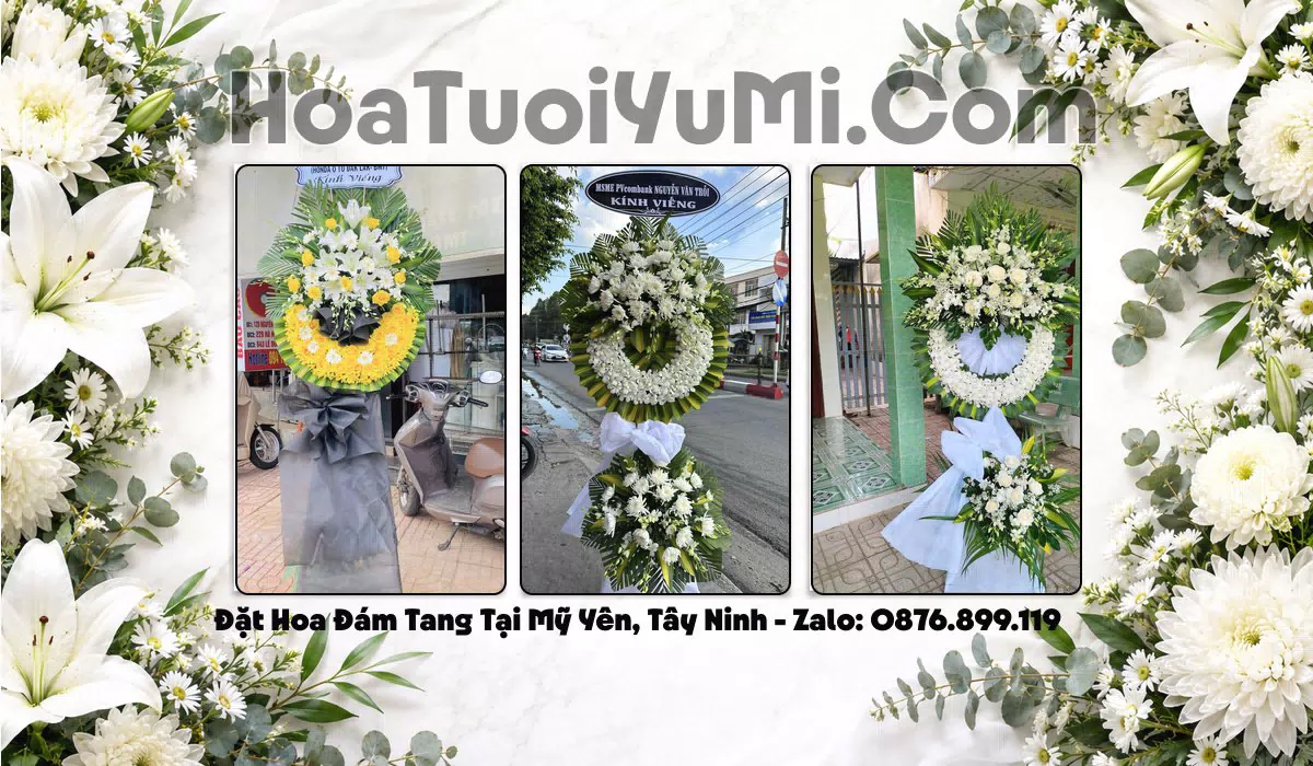 Đặt Vòng Hoa Chia Buồn Tại Xã Mỹ Yên, Tỉnh Tây Ninh