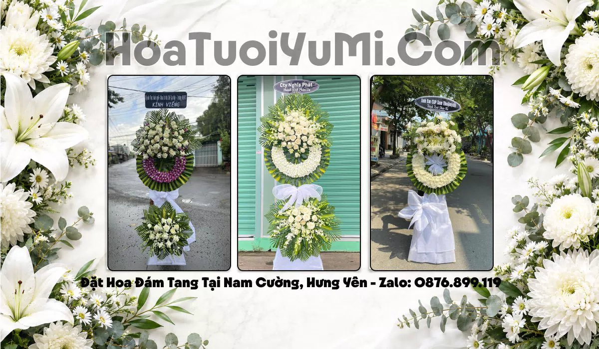 hoa chia buồn tại Xã Nam Cường, Hưng Yên