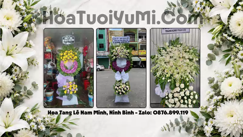 Vòng Hoa Viếng Nam Minh, Ninh Bình - Giao Kịp Giờ