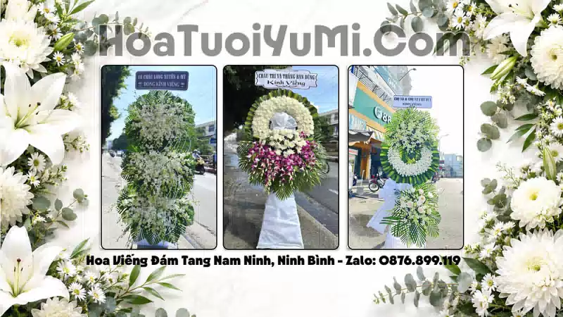 Điện Hoa Chia Buồn Xã Nam Ninh, Ninh Bình - Kịp Giờ Viếng