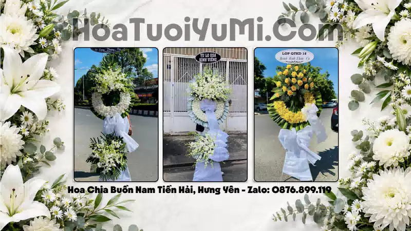 Đặt Vòng Hoa Chia Buồn Tại Xã Nam Tiền Hải, Tỉnh Hưng Yên