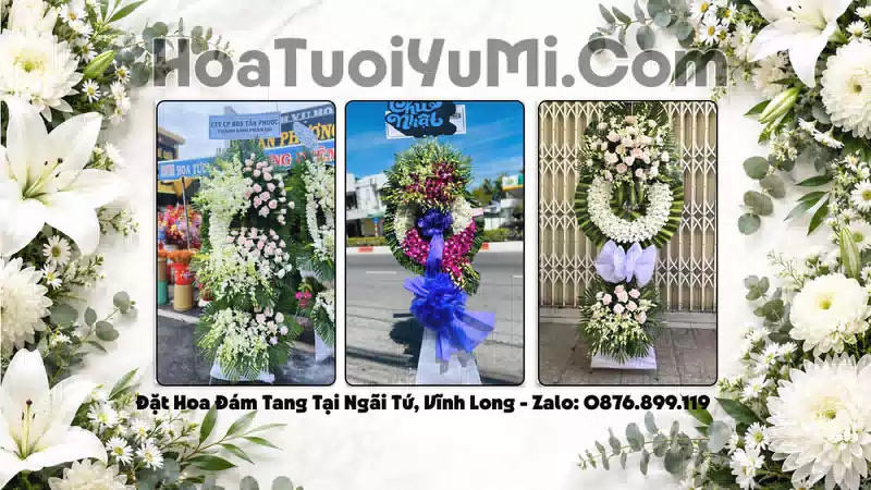Đặt Hoa Viếng Đám Tang Tại Xã Ngãi Tứ, Vĩnh Long