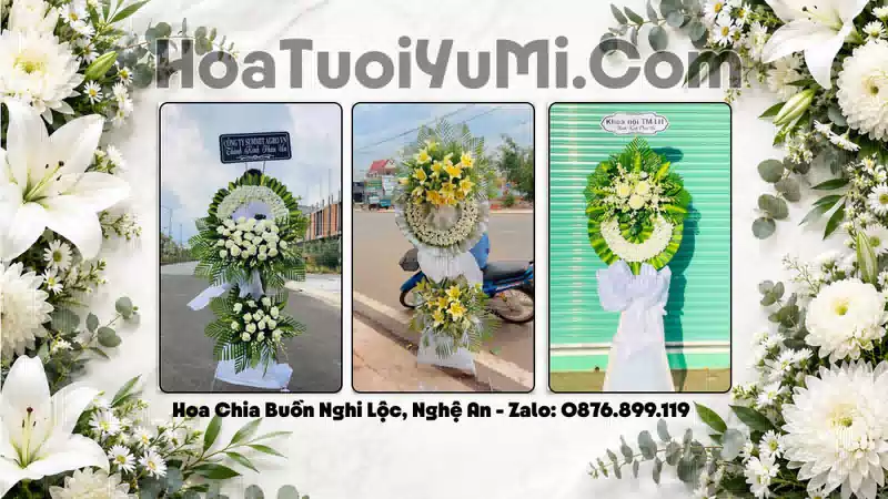 Đặt Vòng Hoa Chia Buồn Tại Xã Nghi Lộc, Tỉnh Nghệ An