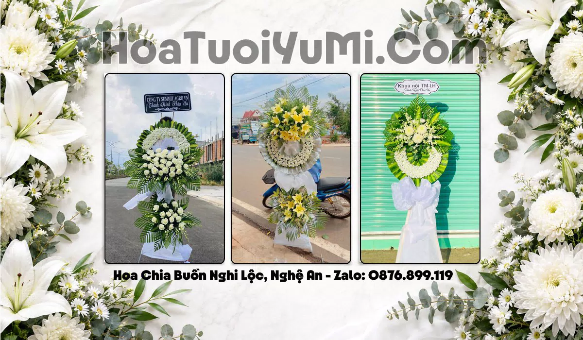 Đặt Vòng Hoa Chia Buồn Tại Xã Nghi Lộc, Tỉnh Nghệ An