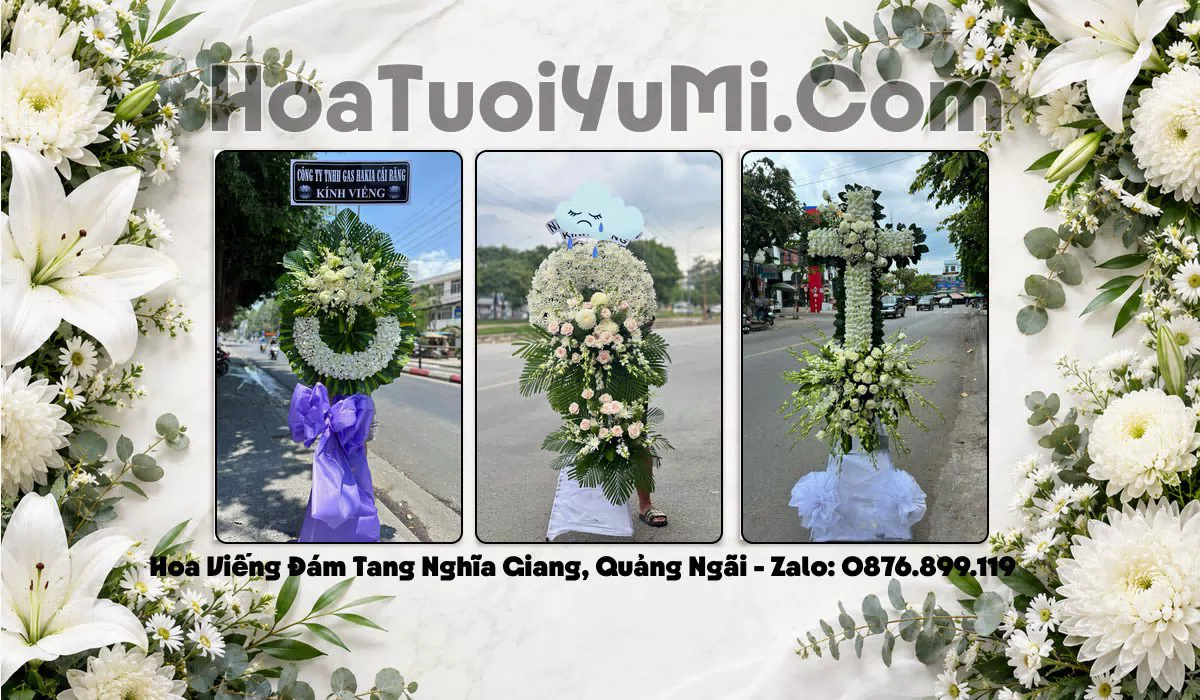 hoa tang lễ Xã Nghĩa Giang, Tỉnh Quảng Ngãi