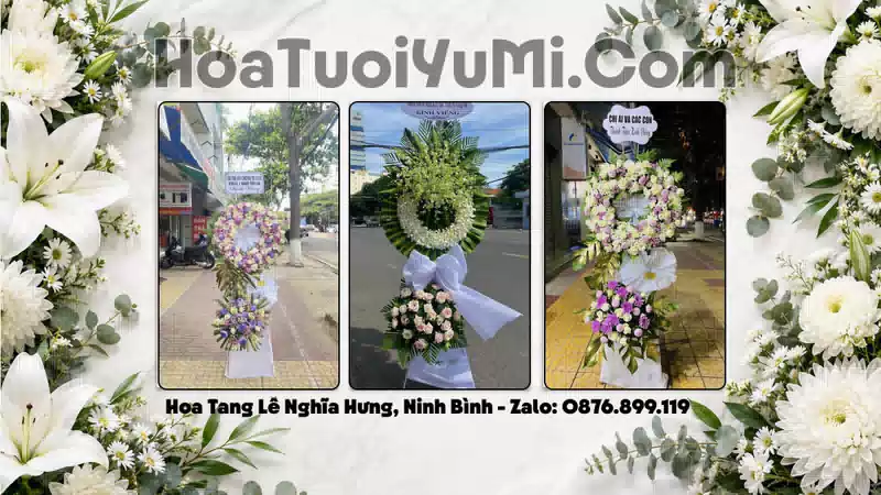 Đặt Vòng Hoa Đám Tang Tại Xã Nghĩa Hưng, Tỉnh Ninh Bình
