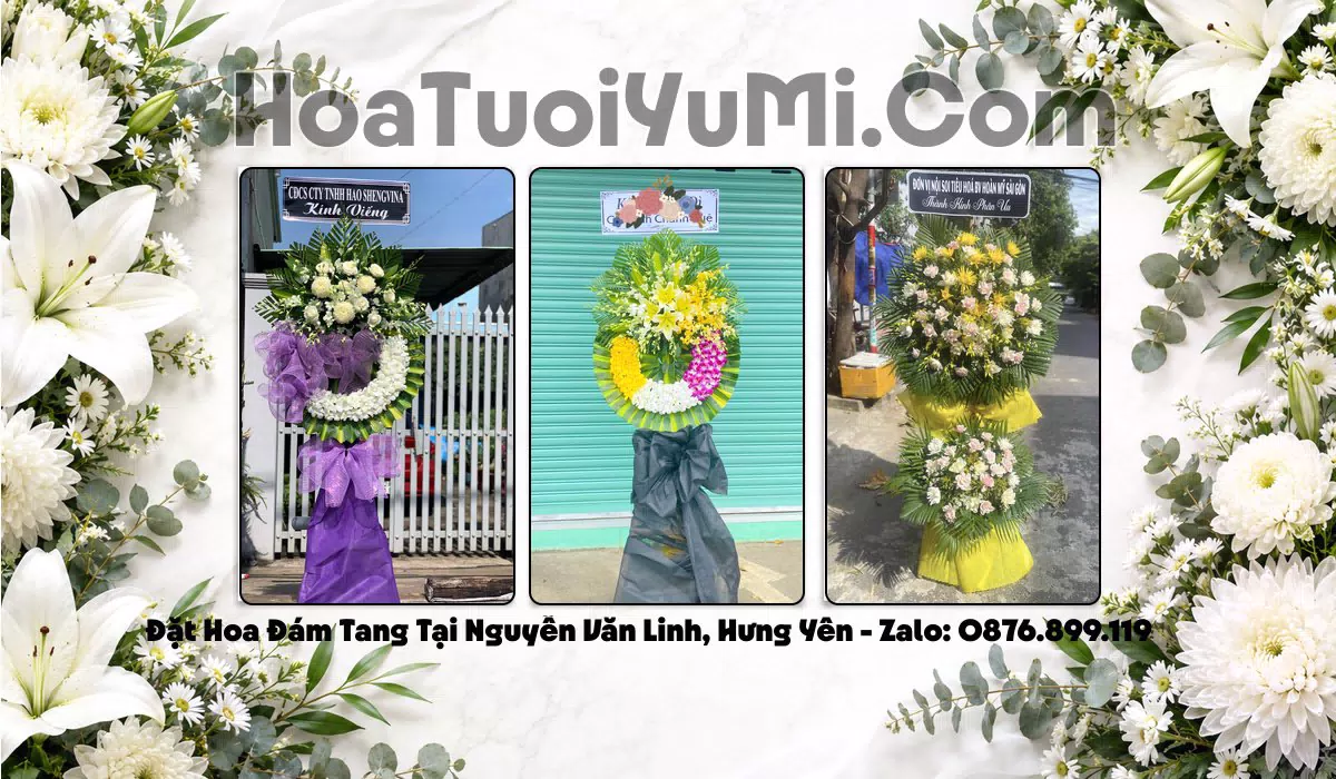 hoa tang lễ Xã Nguyễn Văn Linh, Hưng Yên