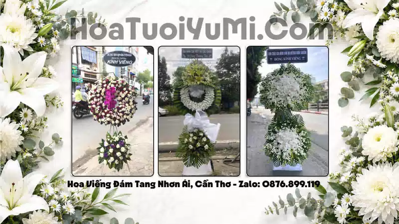 Đặt Vòng Hoa Tang Lễ Tại Xã Nhơn Ái, Thành Phố Cần Thơ