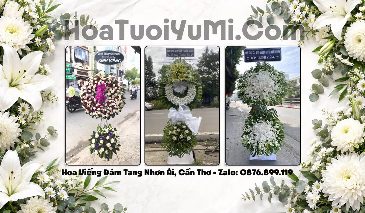 Đặt Vòng Hoa Tang Lễ Tại Xã Nhơn Ái, Thành Phố Cần Thơ