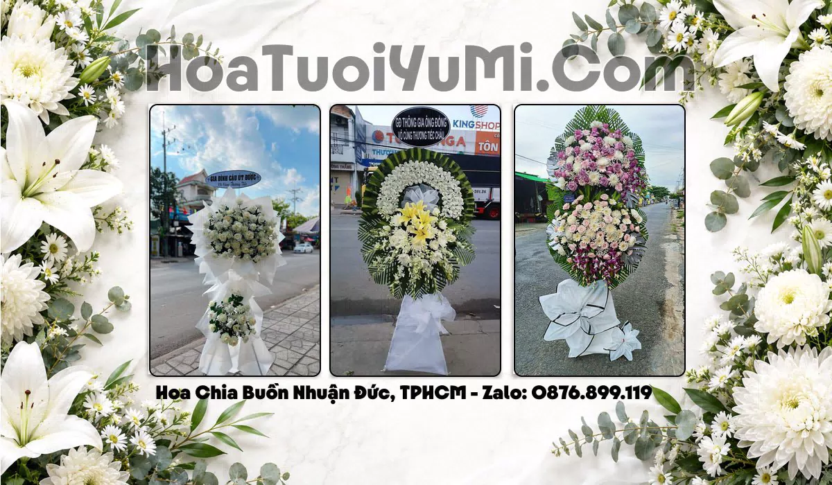 Kệ hoa tang lễ giao tại Xã Nhuận Đức