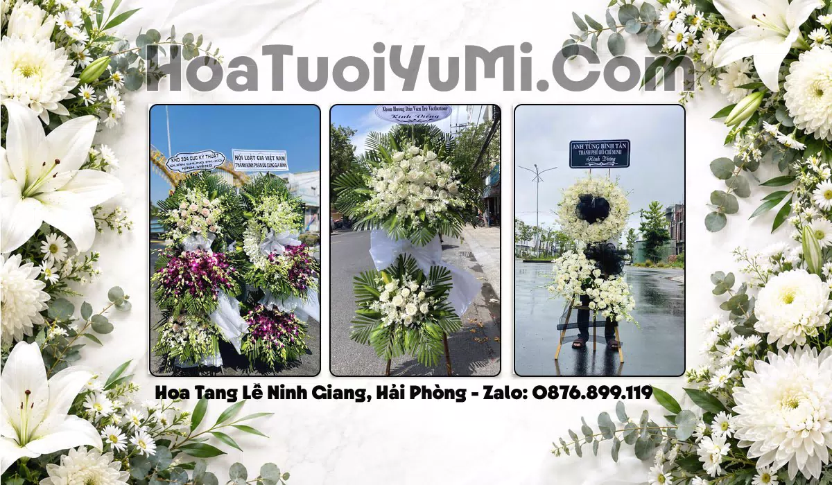 Đặt Vòng Hoa Tang Lễ Tại Xã Ninh Giang, Thành phố Hải Phòng
