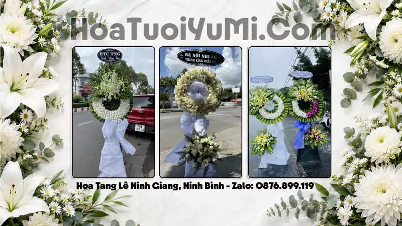 Đặt Vòng Hoa Chia Buồn Tại Xã Ninh Giang, Tỉnh Ninh Bình