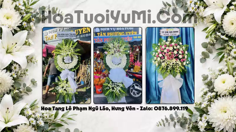 Đặt Vòng Hoa Tang Lễ Tại Xã Phạm Ngũ Lão, Tỉnh Hưng Yên
