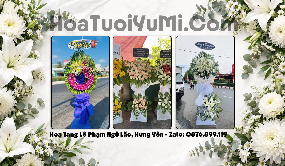 vòng hoa tang lễ Xã Phạm Ngũ Lão