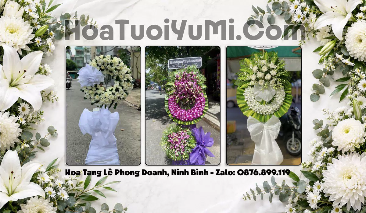 Đặt Vòng Hoa Tang Lễ Tại Xã Phong Doanh, Tỉnh Ninh Bình