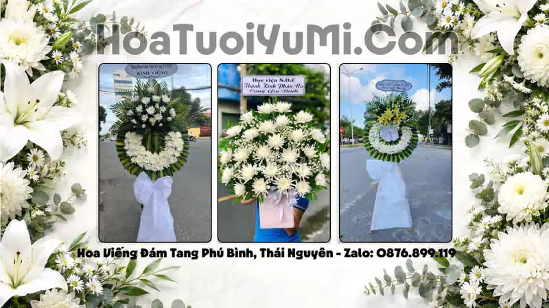 Đặt Vòng Hoa Tang Lễ Tại Xã Phú Bình, Tỉnh Thái Nguyên