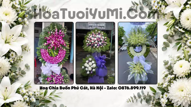 Đặt Vòng Hoa Đám Tang Tại Xã Phú Cát, Hà Nội