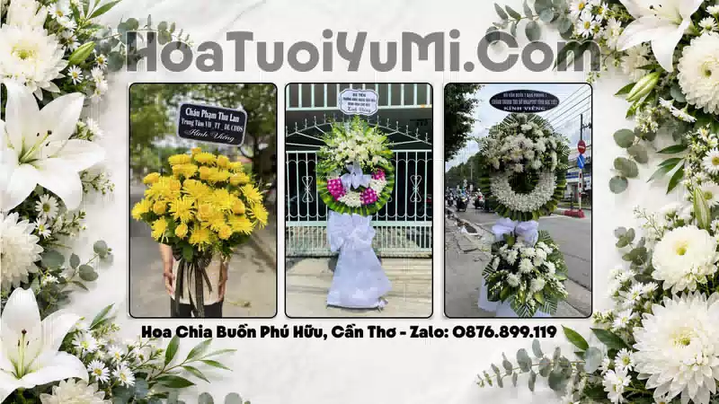 Đặt Vòng Hoa Đám Tang Tại Xã Phú Hữu, Thành Phố Cần Thơ