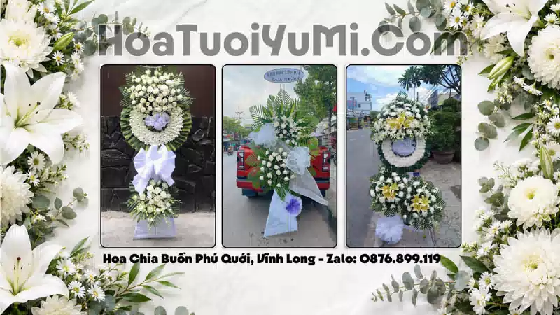 Đặt Vòng Hoa Đám Tang Tại Xã Phú Quới, Vĩnh Long
