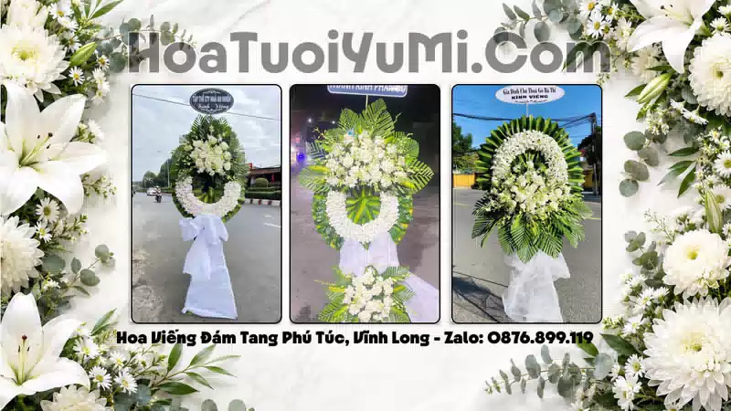 Đặt Hoa Viếng Đám Tang Tại Xã Phú Túc, Vĩnh Long