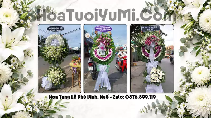Đặt Hoa Viếng Đám Tang Tại Xã Phú Vinh, Thành Phố Huế