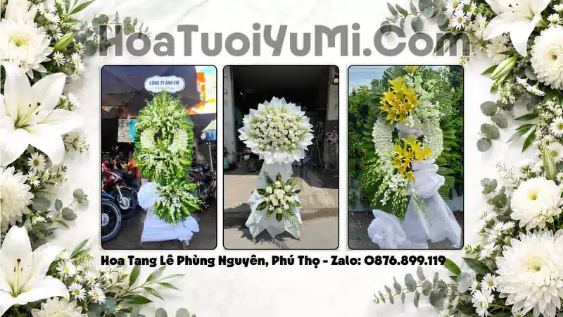 Đặt Vòng Hoa Tang Lễ Tại Xã Phùng Nguyên, Tỉnh Phú Thọ