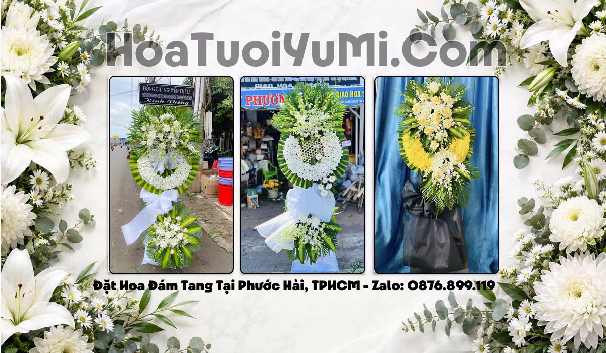 kệ hoa viếng đám tang Xã Phước Hải