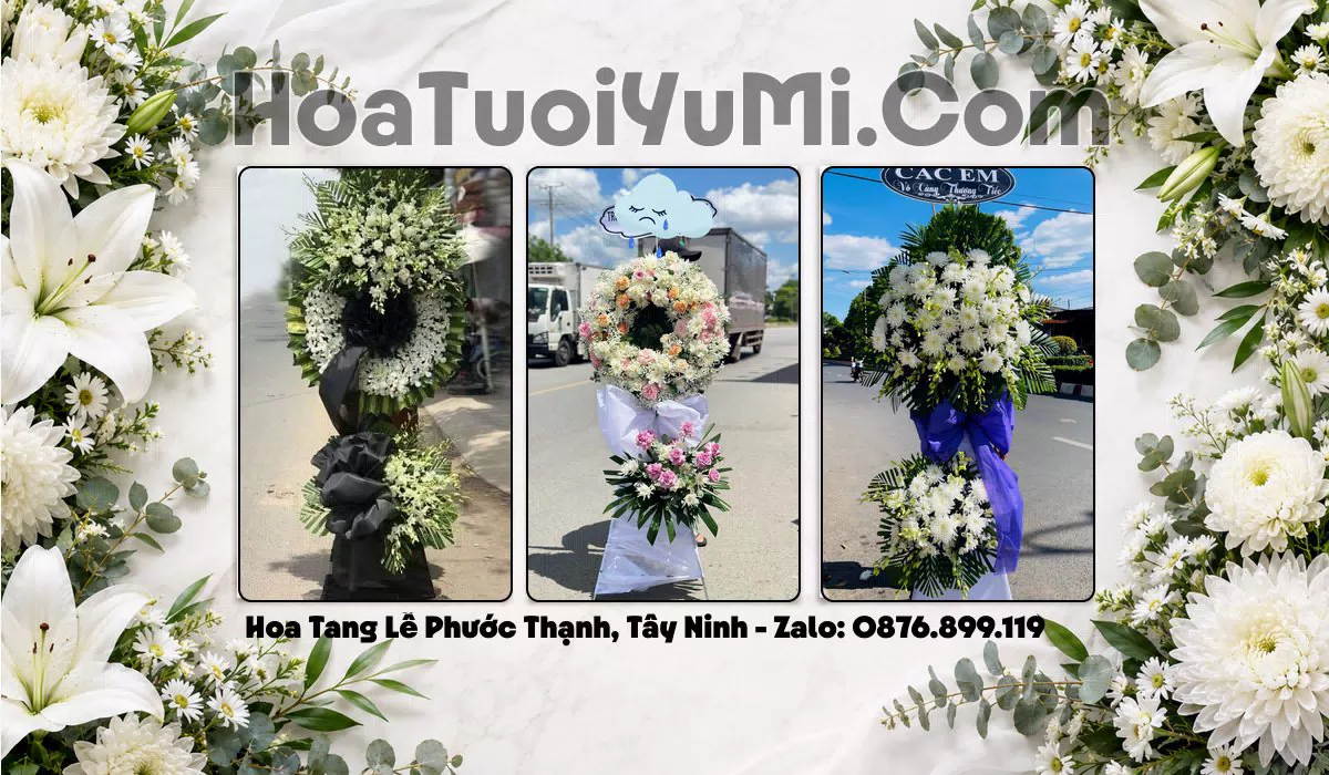 kệ hoa viếng đám tang Xã Phước Thạnh