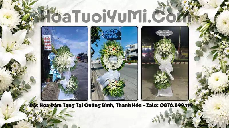 Đặt Hoa Viếng Đám Tang Tại Xã Quảng Bình, Thanh Hóa