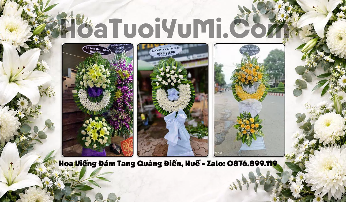 Kệ hoa tang lễ nhiều tầng giao tận nơi Xã Quảng Điền