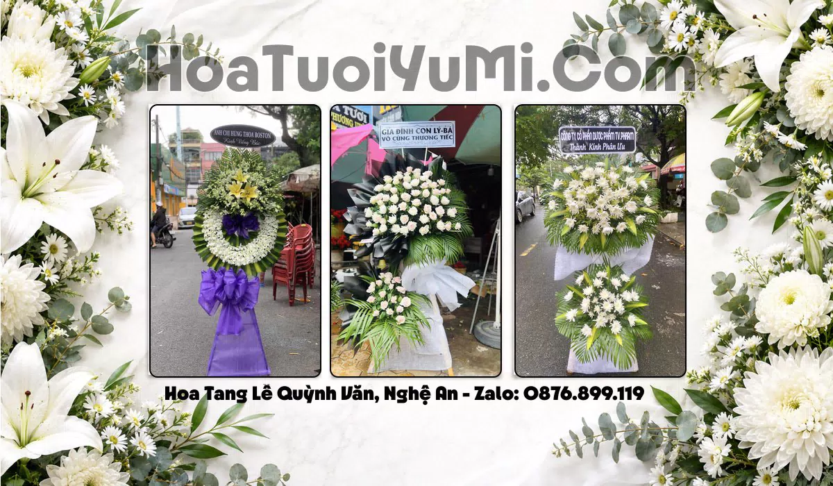 hoa chia buồn Xã Quỳnh Văn