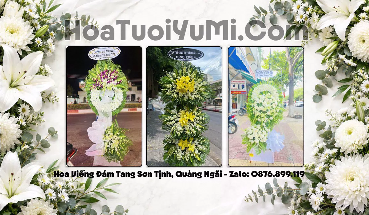 kệ hoa tang lễ tại Xã Sơn Tịnh Quảng Ngãi