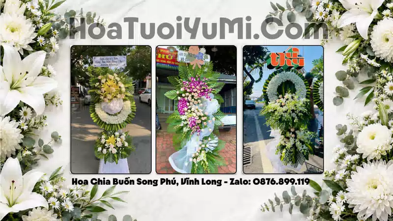 Đặt Hoa Viếng Đám Tang Tại Xã Song Phú, Tỉnh Vĩnh Long