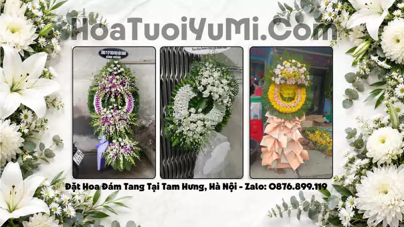 Đặt Vòng Hoa Đám Tang Tại Xã Tam Hưng, Hà Nội