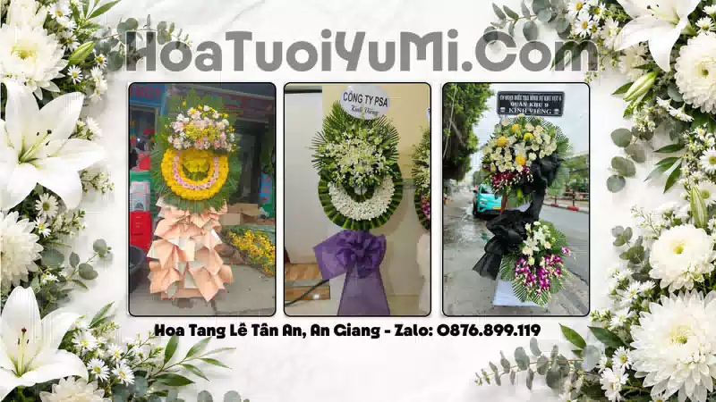 Vòng Hoa Viếng Xã Tân An, Tỉnh An Giang - Giao Kịp Giờ