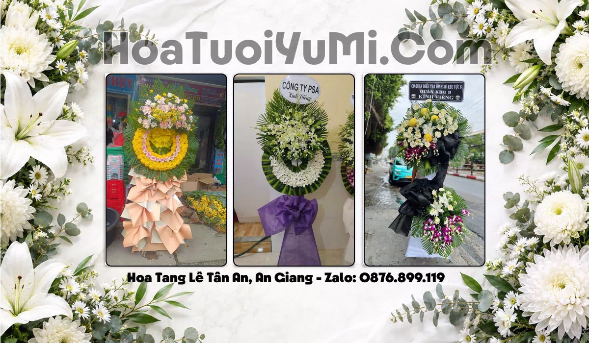 Vòng Hoa Viếng Xã Tân An, Tỉnh An Giang - Giao Kịp Giờ