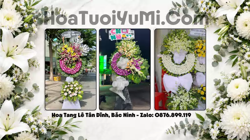 Đặt Vòng Hoa Chia Buồn Tại Xã Tân Dĩnh, Bắc Ninh