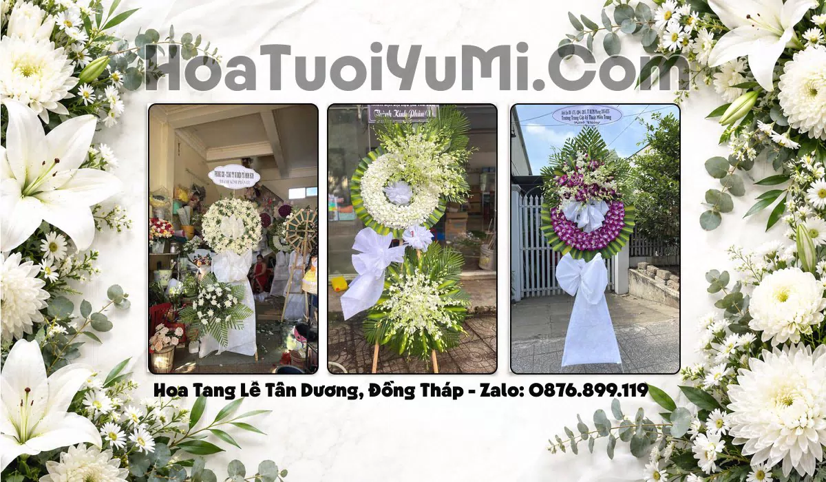 Kệ hoa tang lễ giao tận nơi Xã Tân Dương