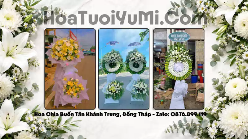 Đặt Hoa Tang Lễ Tại Xã Tân Khánh Trung, Tỉnh Đồng Tháp