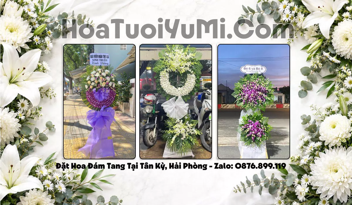 Đặt Hoa Viếng Đám Tang Tại Xã Tân Kỳ, Thành phố Hải Phòng