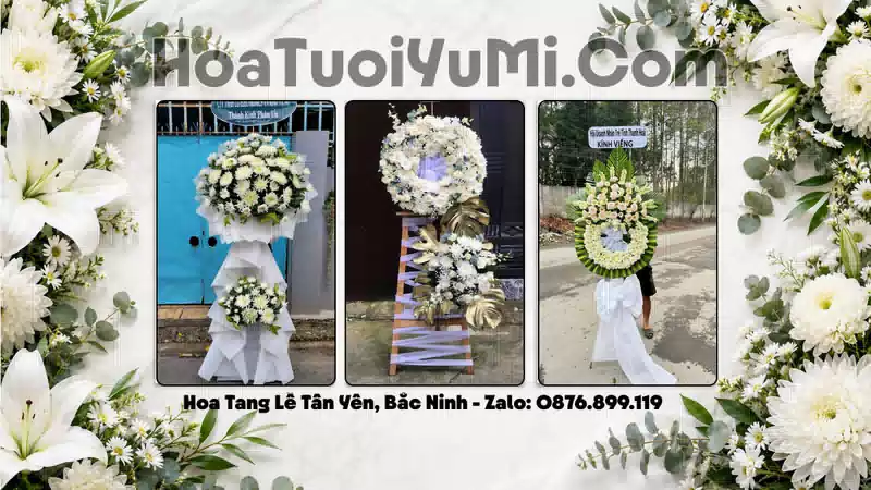Đặt Vòng Hoa Chia Buồn Tại Xã Tân Yên, Tỉnh Bắc Ninh