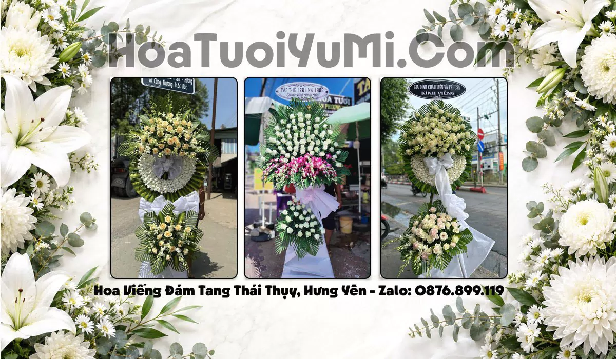 kệ hoa viếng tang lễ Xã Thái Thụy