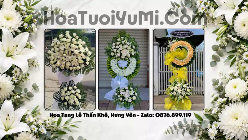 Vòng Hoa Viếng Xã Thần Khê, Hưng Yên - Giao Kịp Giờ