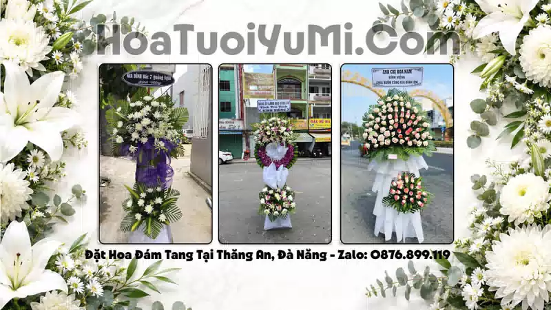 Vòng Hoa Viếng Xã Thăng An, Đà Nẵng - Giao Kịp Giờ