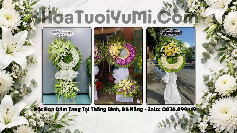 Vòng Hoa Viếng Xã Thăng Bình, Đà Nẵng - Giao Kịp Giờ