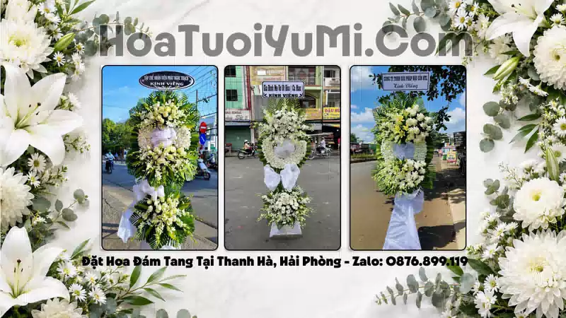 Đặt Vòng Hoa Đám Tang Tại Xã Thanh Hà, Thành phố Hải Phòng