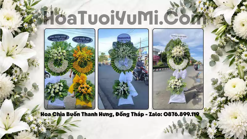 Đặt Vòng Hoa Chia Buồn Tại Xã Thanh Hưng, Tỉnh Đồng Tháp