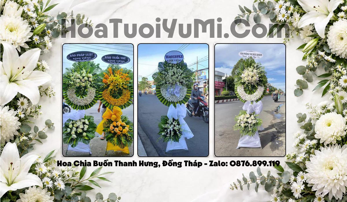 Đặt Vòng Hoa Chia Buồn Tại Xã Thanh Hưng, Tỉnh Đồng Tháp